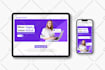 design a high converting figma landing page UI