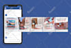 design carousel for facebook, instagram ads, store page