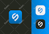 design minimal icon for app and brand