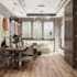 design living room interior and photorealistic render