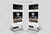 design backdrop,tradeshow booth,retractable banner