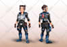 draw fantasy or sci fi concept art character design