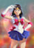 draw you in sailor moon anime manga style , pro