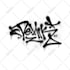 make graffiti tagging, typography and characters