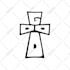 draw word art logo into a unique shape