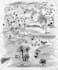 do fantasy map with parchment style for storybook