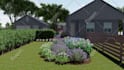 create your front yard or backyard or garden or landscape design
