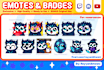 create custom kick, youtube, twitch emotes, discord emoji, and sub badges