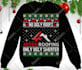 do unique ugly christmas sweater and all over print unisex sweatshirt