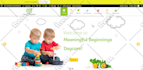 create kindergarten, preschool, childcare, daycare website