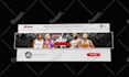 make youtube banner and logo, sports ,ufc,soccer,nfl,fitness,football,basketball