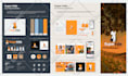 create business logo design, branding kit and brand identity
