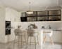design living room interior and photorealistic render
