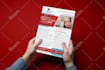 design professional healthcare home care medical business flyer or brochure