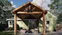 design landscape, garden, backyard, patio, 3d renderings