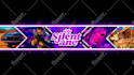 create custom youtube or twitch banners and profile pics