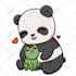 draw a cute cartoon animal mascot clipart character