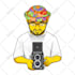 draw you into the simpsons yellow cartoon character