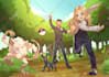 draw pokemon fan art and you as trainer