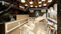 design a 3d model, interior decor for coffee shop, café, restaurant, hotel