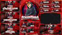 design animated stream overlay, kick, twitch overlay, twitch logo, banner emotes