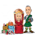 do a couple, team ,and group cartoon caricature for you