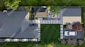 do backyard landscape design, garden, pool, patio, fireplace