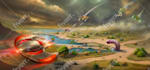 create environment concept art and background