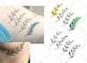 create a detailed custom tattoo