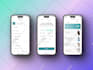 do mobile app ui design , figma app design  and web app design