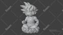 sculpting 3d model or 3d printing or character for rendering