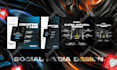 design creative social media posts, banners, ads, templates