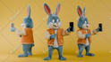 create cute characters, mascot, animal, 3d print, cartoon character in blender