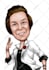 draw custom pencil sketch caricature portrait from your photo