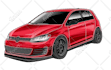 make high quality vector car illustration