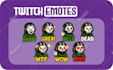 craft twitch logo, twitch overlay, kick, animated stream overlay,screens ,emotes