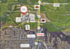 create real estate aerial maps with specific logo labels