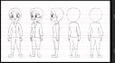 do character rigg for 2d animation, kids animation, in moho