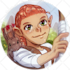 draw roleplaying character mini portraits 1x1 ich, anime style