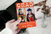 do design graduation party invitation card or announcement card