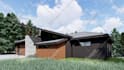 do sketchup 3d model and realistic rendering of 3d floor plans