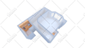 redraw floor plan for real estate agent