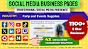 create social media business pages