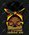 do trendy typography afro t shirt design