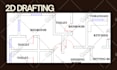design 2d floor plan, autocad floor plan design, house plans