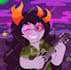 draw your character in homestuck style flat color