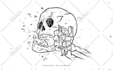create hand drawn lineart illustration with my style
