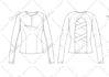 do technical fashion illustrations, technical flats, cads