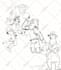 draw a line art illustration