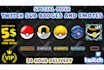 design twitch sub badges, twitch emotes, twitch badges